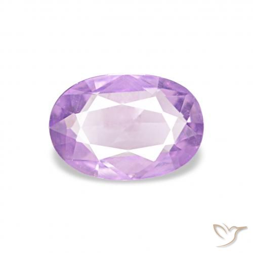 0.45ct Lila Saphir, Oval, VVS