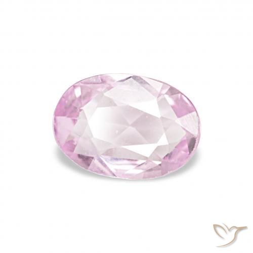 9,17 ctw natürlicher Helllila-Rosa Saphir, Oval Schliff, VVS