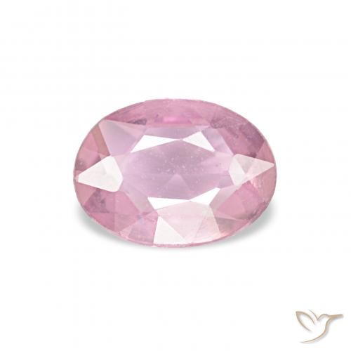 0.41ct Sehr helles Rosa Saphir, Oval, VS