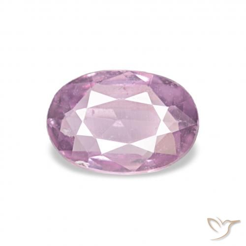 0.53ct Rosaig-lila Saphir, Oval, VS