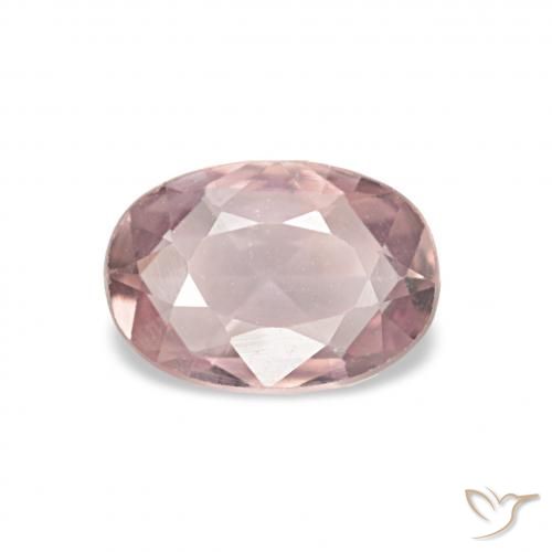 0.52ct Helles Kaugummirosa Saphir, Oval, VVS