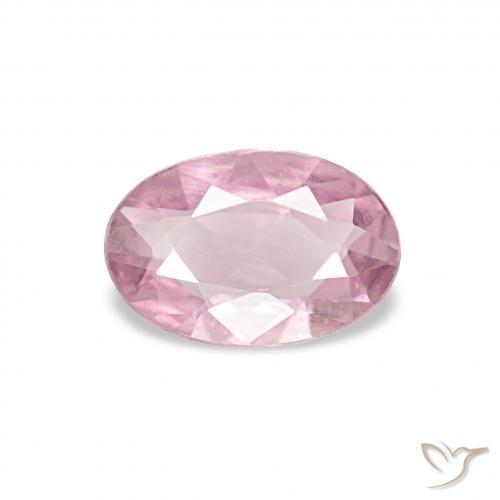 0.38ct Helles Kaugummirosa Saphir, Oval, VVS