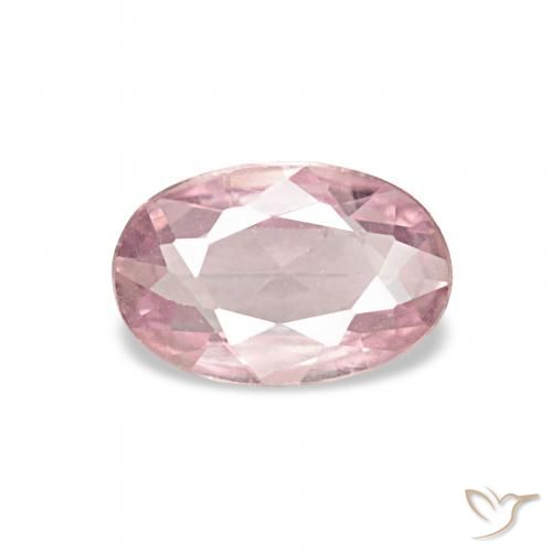0.42ct hellrosa Saphir, Oval, VVS