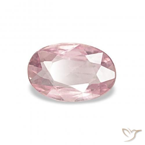 9,17 ctw natürlicher hellrosa Saphir, Oval, VVS