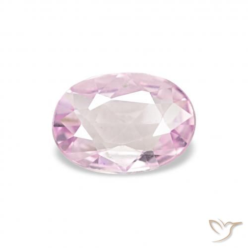 0.38ct hellrosa Saphir, Oval, VVS