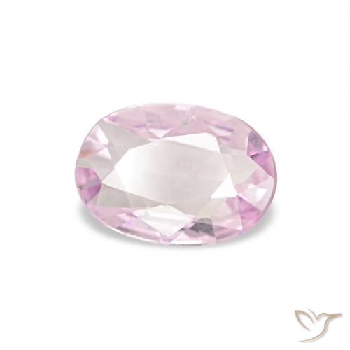 9,17 ctw natürlicher hellrosa Saphir, Oval, VVS