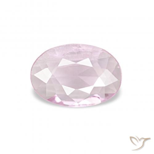 0.31ct hellrose-rosa Saphir, Oval, VVS