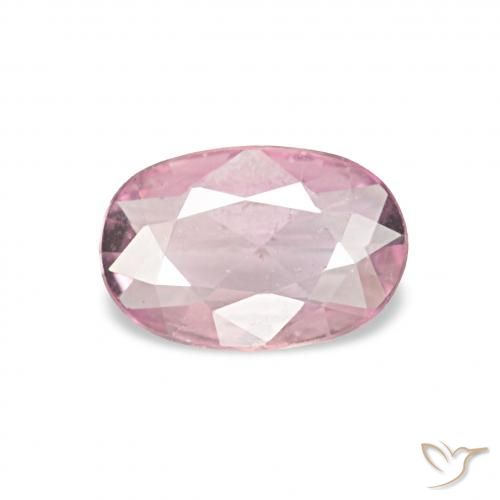 0.34ct hellrosa Saphir, Oval, VS