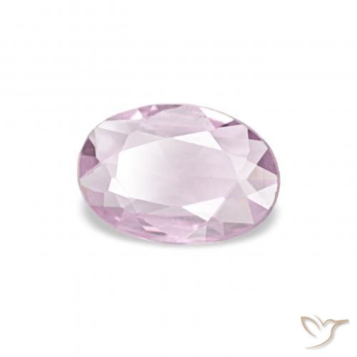 9,17 ctw natürlicher hellrosa Saphir, Oval, VVS-VS