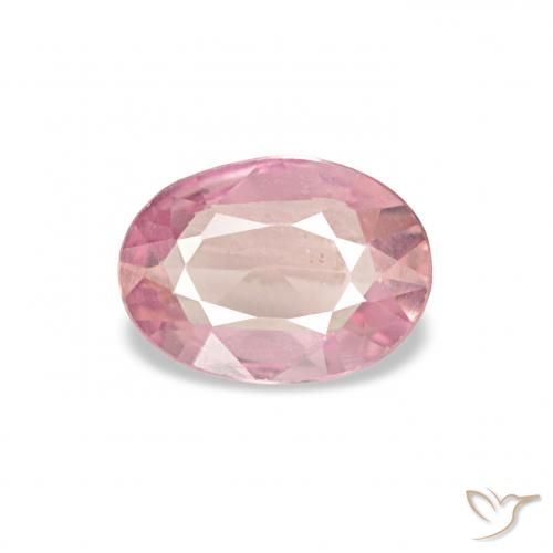 0.34ct Natürlicher hellrosa Saphir, Oval, VVS-VS, Photo A