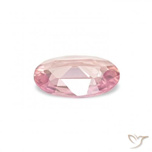 9,17 ctw natürlicher hellrosa Saphir, Oval, VVS-VS