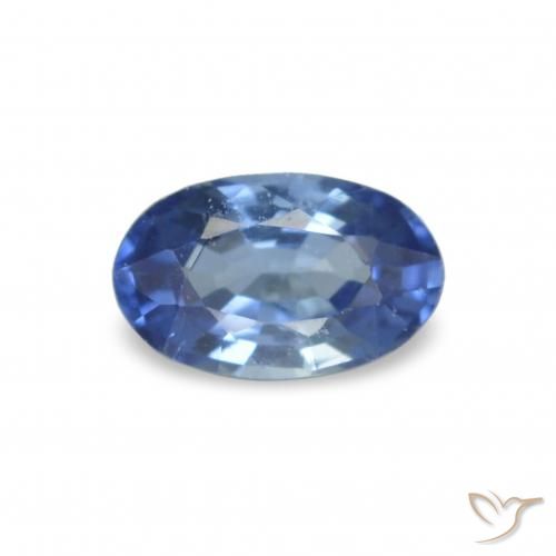 0,28 ctw natürlicher blauer Saphir, Oval Schliff, VVS-VS