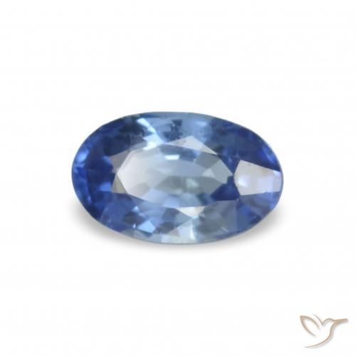 0,28 ctw natürlicher blauer Saphir, Oval Schliff, VVS-VS