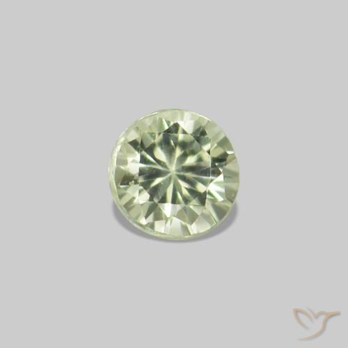 2.23 ct natürliche Graugrün Saphir-Edelsteine, Rund Schliff, VS