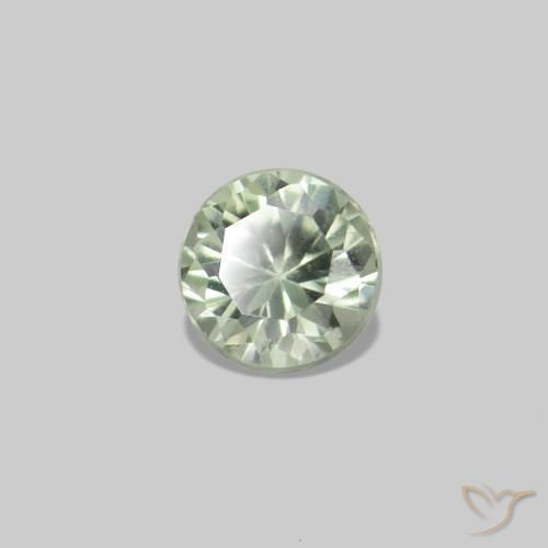 2.32 ct natürliche Blasses Grün Saphir-Edelsteine, Runden, VS