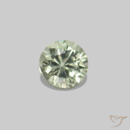 2.22 ct natürliche Warmes Grün Saphir-Edelsteine, Runden, VS