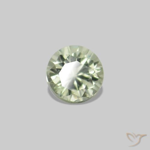 2.22 ct natürliche Warmes Grün Saphir-Edelsteine, Runden, VS