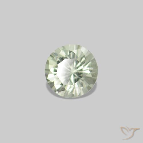 2.22 ct natürliche Sehr helles Grün Saphir-Edelsteine, Runden, VS