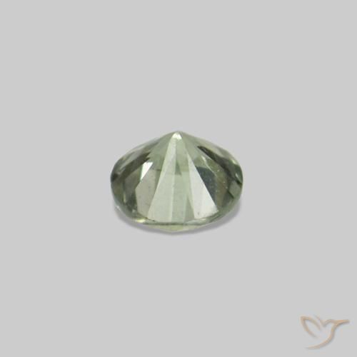 2.24 ct natürliche Warmes Grün Saphir-Edelsteine, Runden, VS