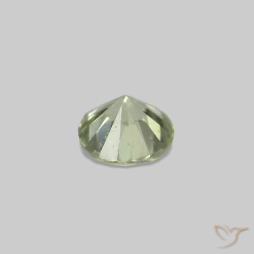 2.25 ct natürliche Sehr helles Grün Saphir-Edelsteine, Runden, VS