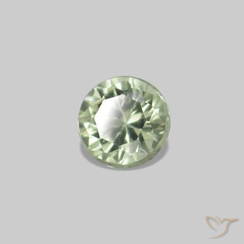 2.25 ct natürliche Helles Birnengrün Saphir-Edelsteine, Runden, VS