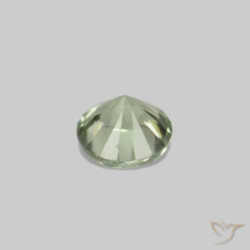 2.25 ct natürliche Helles Birnengrün Saphir-Edelsteine, Runden, VS
