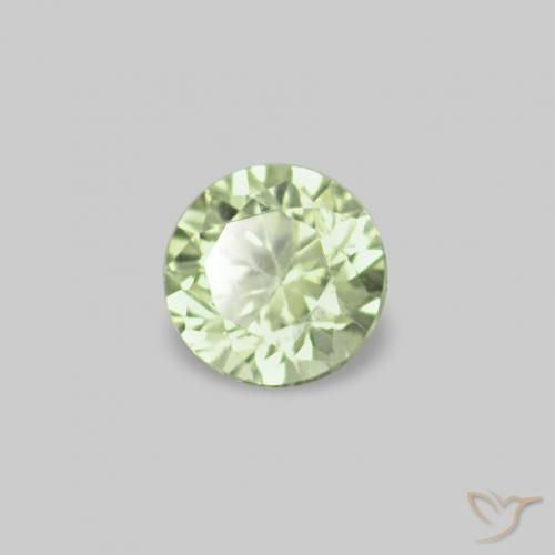 2.26 ct natürliche Sehr helles Grün Saphir-Edelsteine, Runden, VS