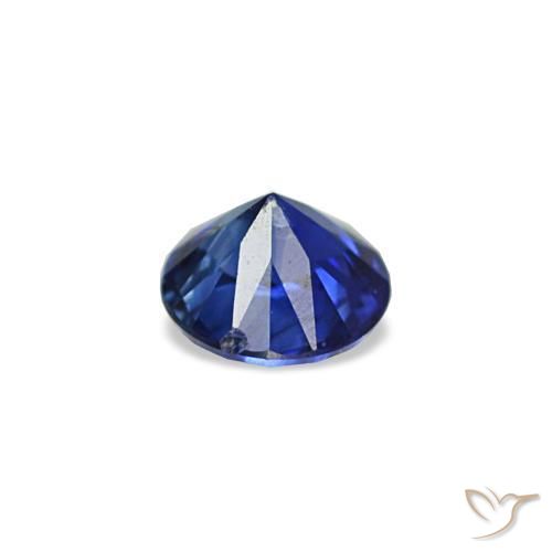 9.31 ct natürliche dunkelblau Saphir-Edelsteine, Rund Schliff, VS