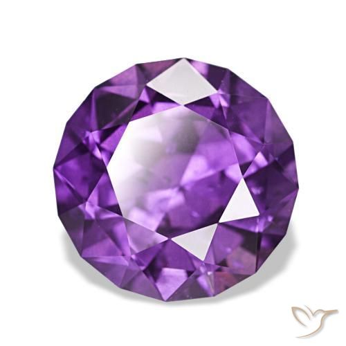 3,81 ctw natürlicher violetter Saphir, Rundschliff, VS