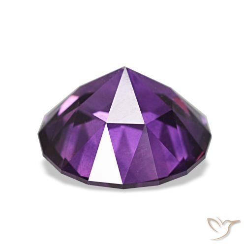 3,81 ctw natürlicher violetter Saphir, Rundschliff, VS