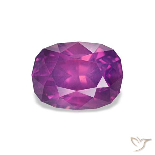 1.26ct Purpurfarbener Saphir, Kissen, VS