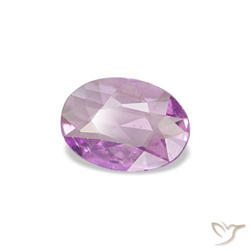 0,29 ctw natürlicher violetter Saphir, Oval Schliff, VS