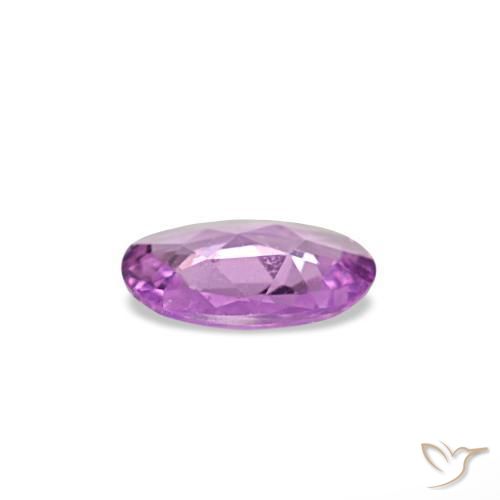 0,29 ctw natürlicher violetter Saphir, Oval Schliff, VS