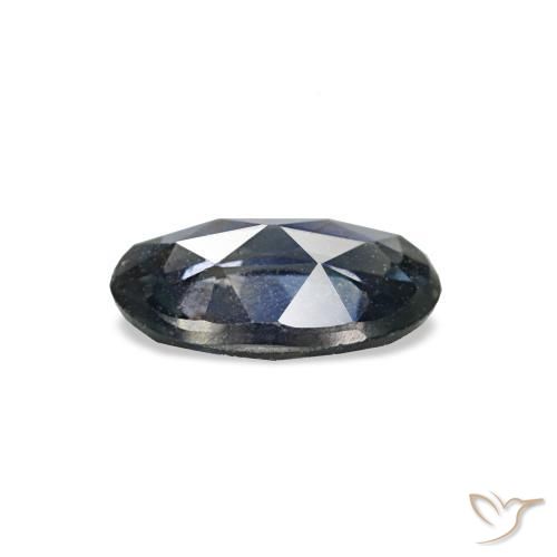 0,49 ctw natürlicher blauer Saphir, Oval Schliff, VS