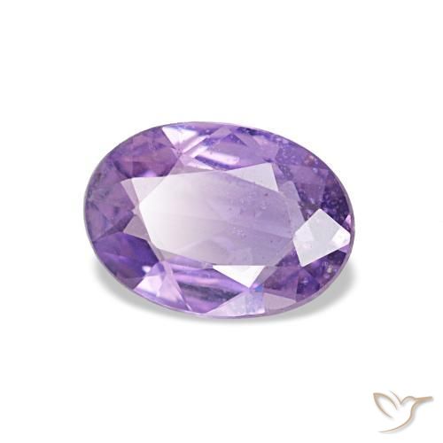 0,75 ctw natürlicher violetter Saphir, Oval Schliff, VS