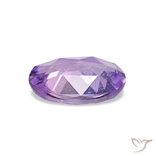 0,75 ctw natürlicher violetter Saphir, Oval Schliff, VS