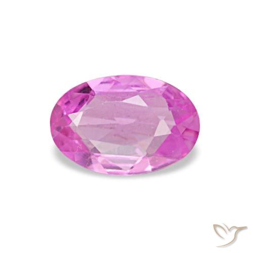 0.42ct Purpurfarbener Saphir, Oval, VVS-VS
