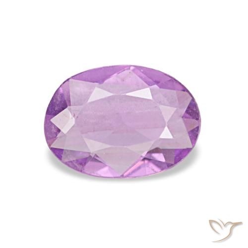 0.50ct Purpurfarbener Saphir, Oval, VVS-VS