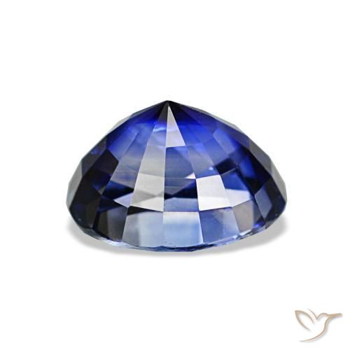 1,34 ctw natürlicher blauer Saphir, Oval Schliff, VVS