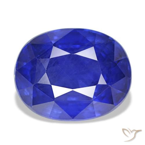 5.48ct Blauer Saphir, Oval, VS