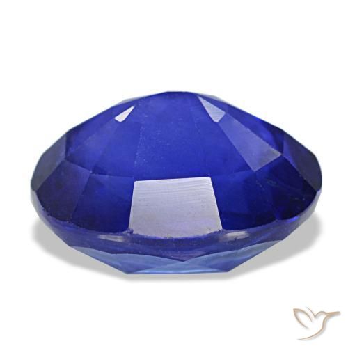 5,48 ctw natürlicher blauer Saphir, Oval Schliff, VS