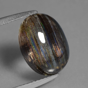 4,07 ctw natürlicher mehrfarbiger Skapolith, Oval Schliff, Transparent