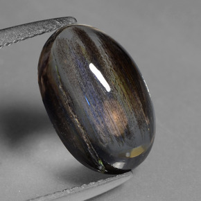 9,17 ctw natürlicher regenbogenfarbend Skapolith, Oval Schliff, Transparent