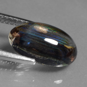 9,17 ctw natürlicher regenbogenfarbend Skapolith, Oval Schliff, Transparent