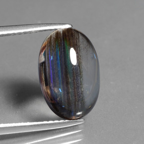 5,76 ctw natürlicher mehrfarbiger Skapolith, Oval Schliff, Transparent