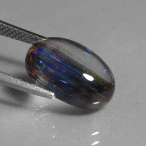 5,76 ctw natürlicher mehrfarbiger Skapolith, Oval Schliff, Transparent