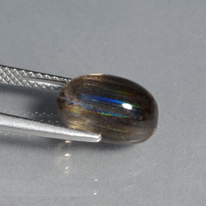 3,70 ctw natürlicher mehrfarbiger Skapolith, Oval Schliff, Transparent