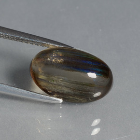 4,41 ctw natürlicher mehrfarbiger Skapolith, Oval Schliff, Transparent