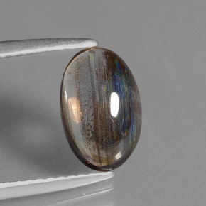 9,17 ctw natürlicher regenbogenfarbend Skapolith, Oval Schliff, Transparent