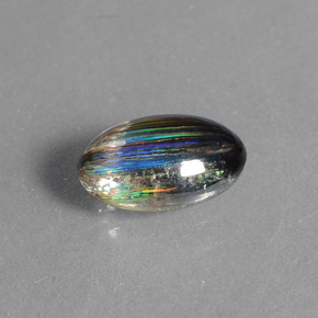 1,45 ctw natürlicher mehrfarbiger Skapolith, Oval Schliff, Transparent